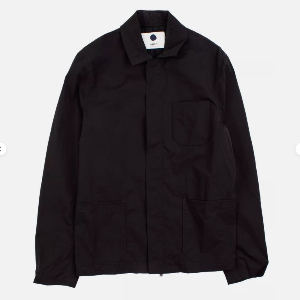 No Nationality Oscar Zip Classic Light Worker Overshirt Jacket Size M / EU48